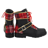 Twisted Wonderland Epel Felmier Black Boots Cosplay Shoes Halloween Props